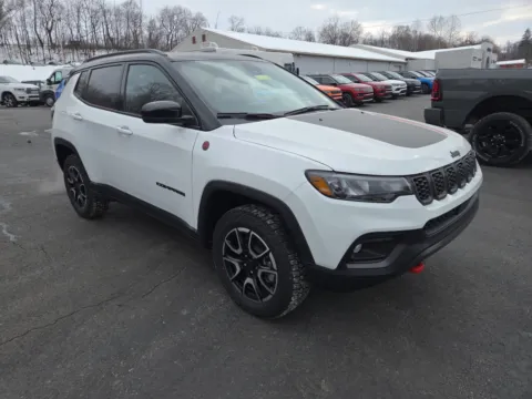 White 2026 Jeep Compass Trailhawk for sale in Hamburg, PA