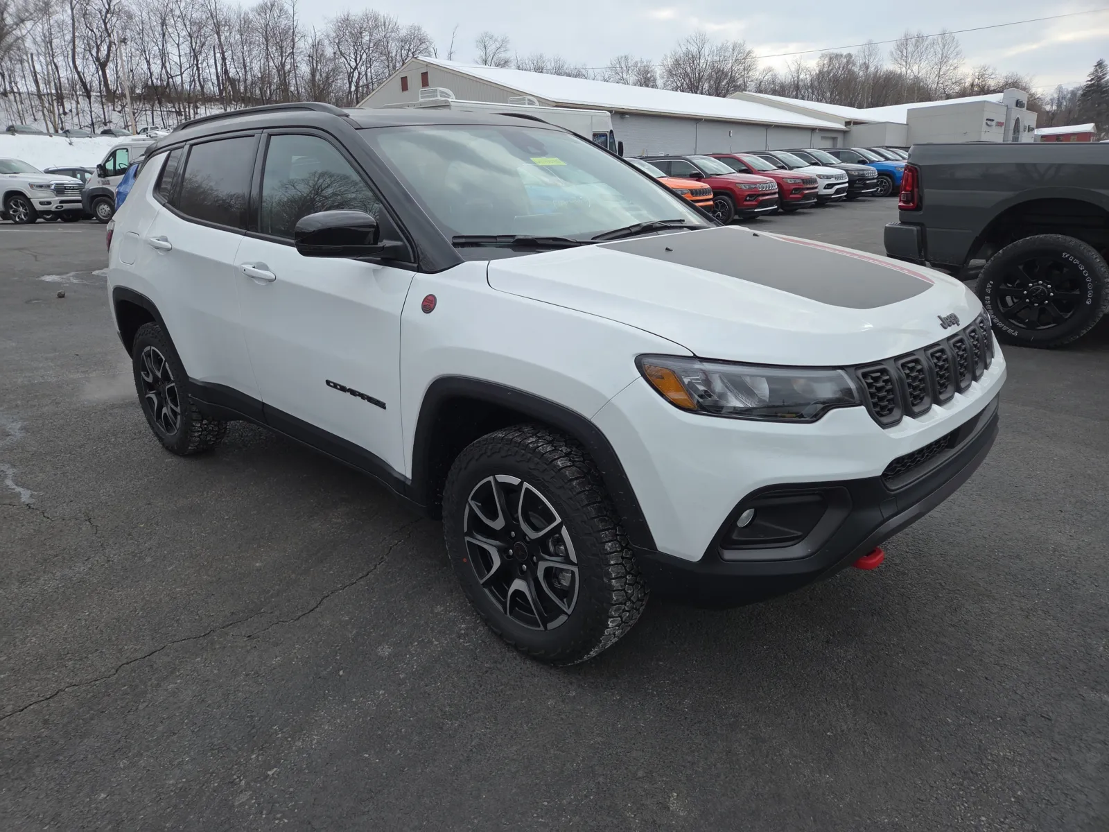 White 2026 Jeep Compass Trailhawk for sale in Hamburg, PA