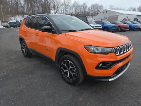 Orange 2026 Jeep Compass Limited for sale in Hamburg, PA