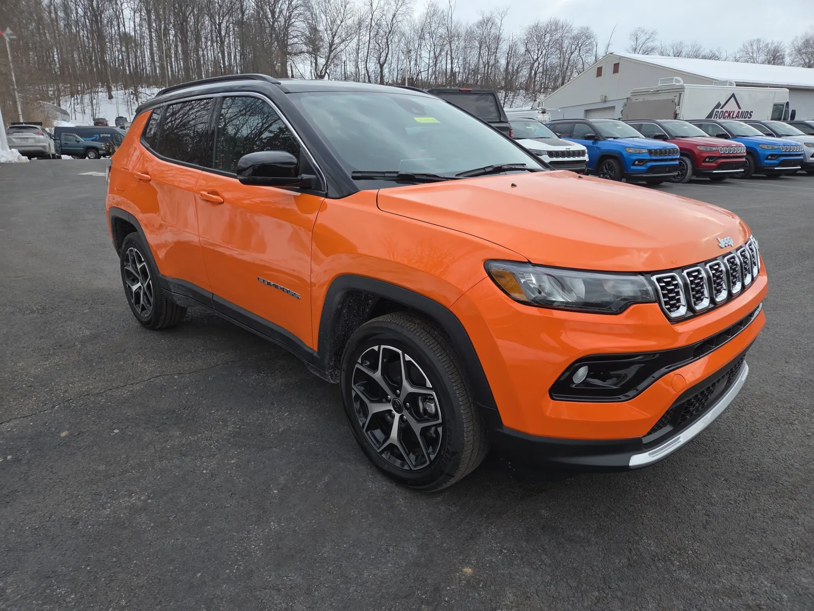 Orange 2026 Jeep Compass Limited for sale in Hamburg, PA