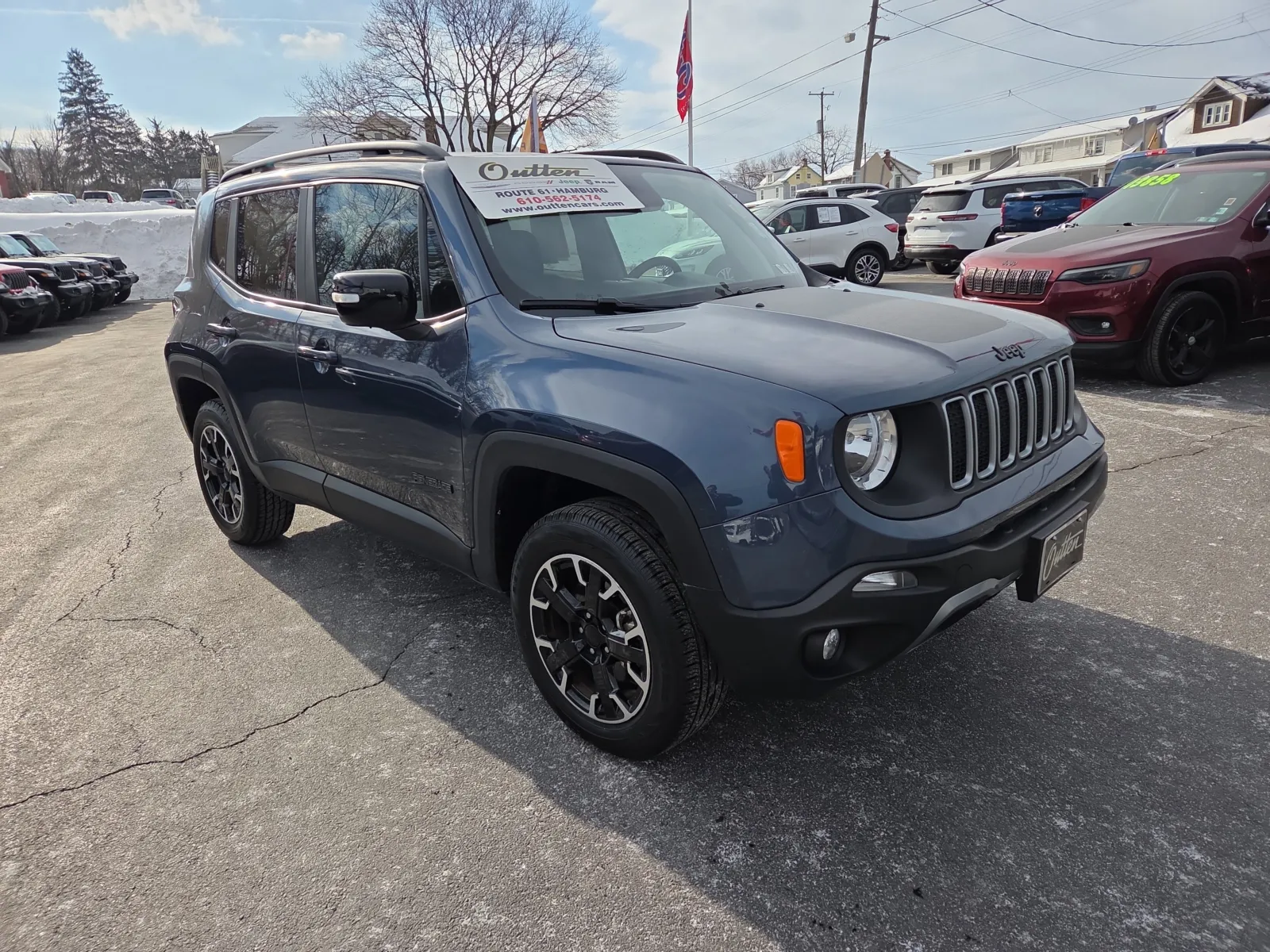 Blue 2023 Jeep Renegade Upland for sale in Hamburg, PA