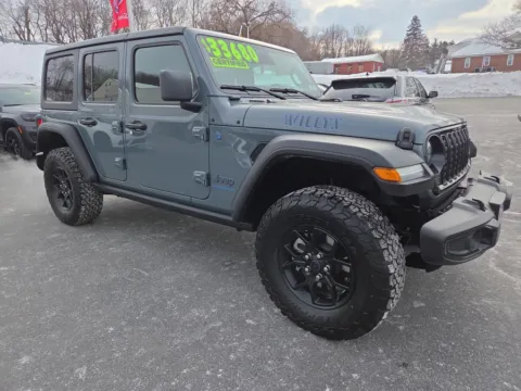 Blue 2025 Jeep Wrangler 4xe Willys for sale in Hamburg, PA