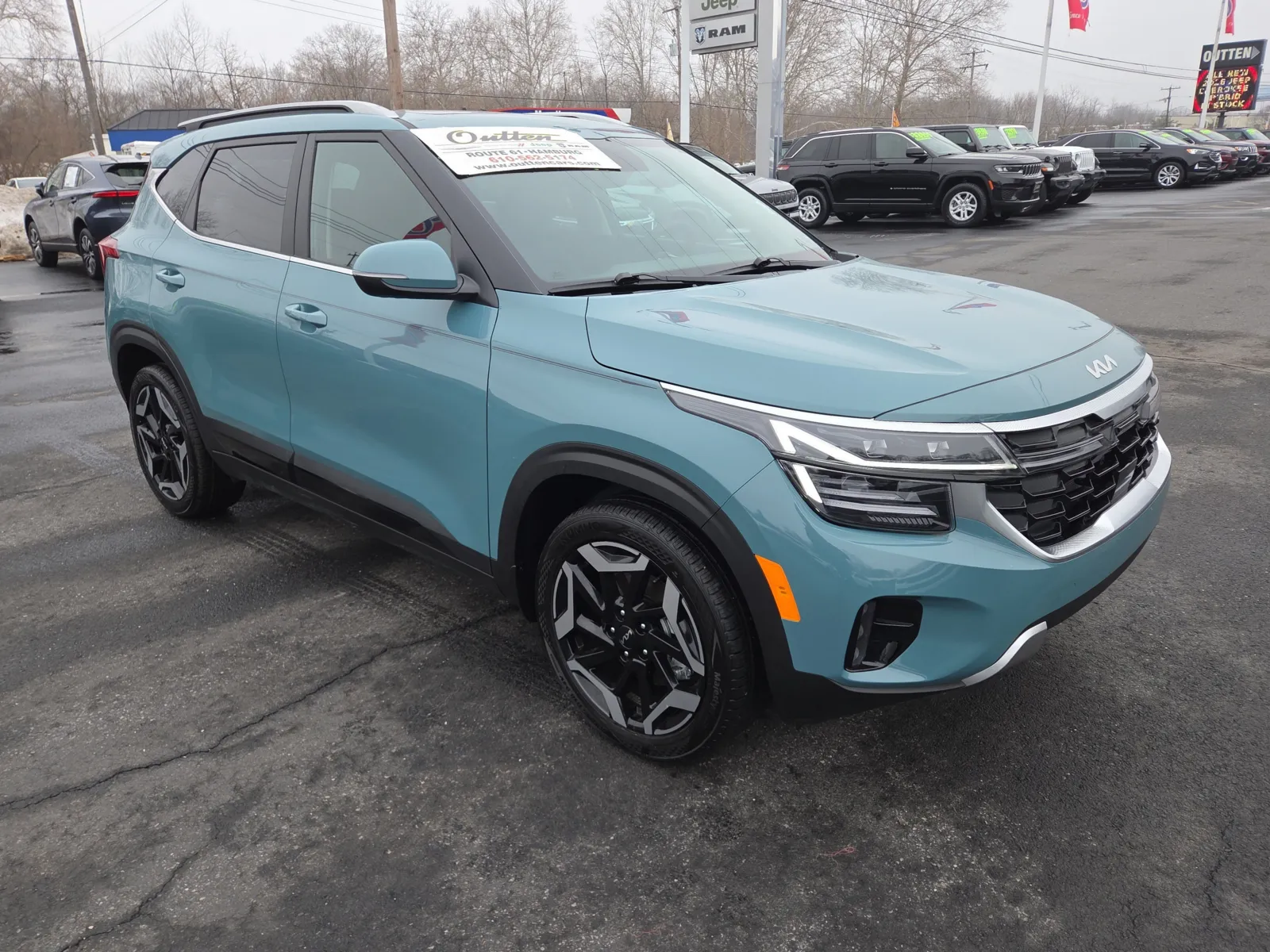 Blue 2025 Kia Seltos SX for sale in Hamburg, PA