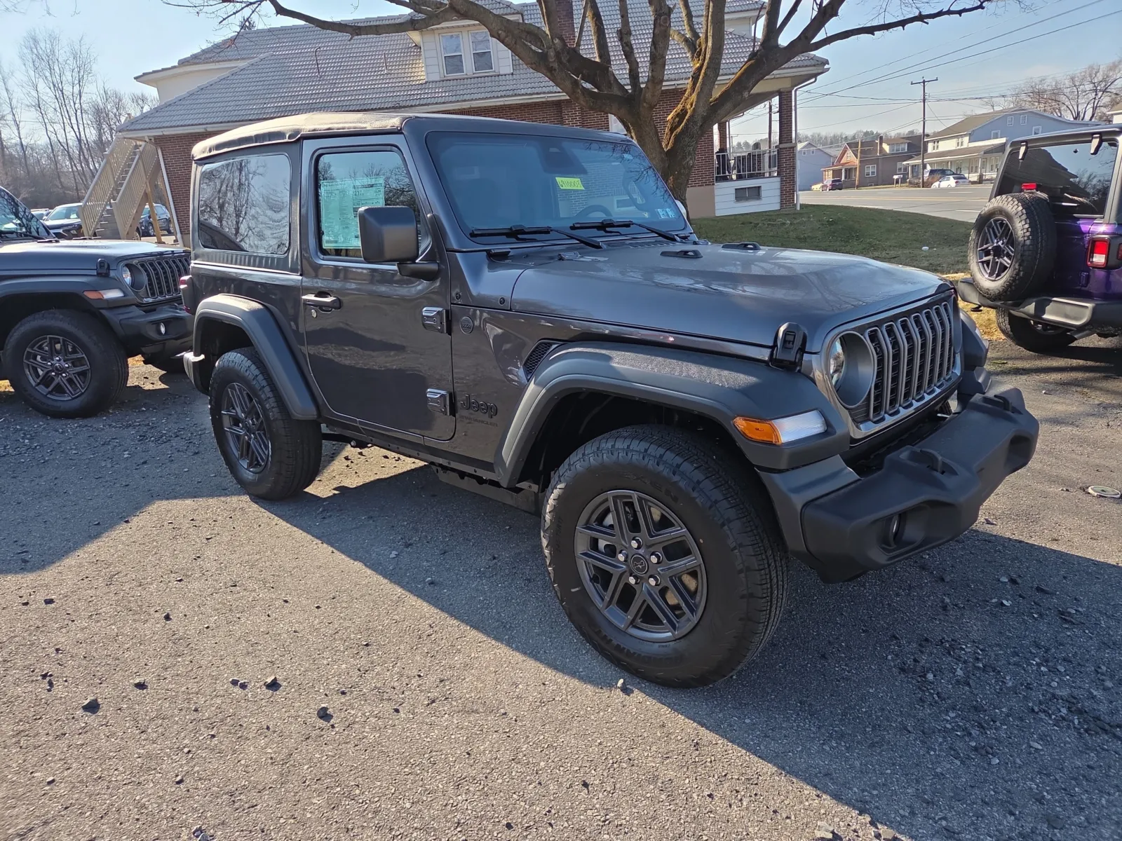 Gray 2026 Jeep Wrangler Sport S for sale in Hamburg, PA