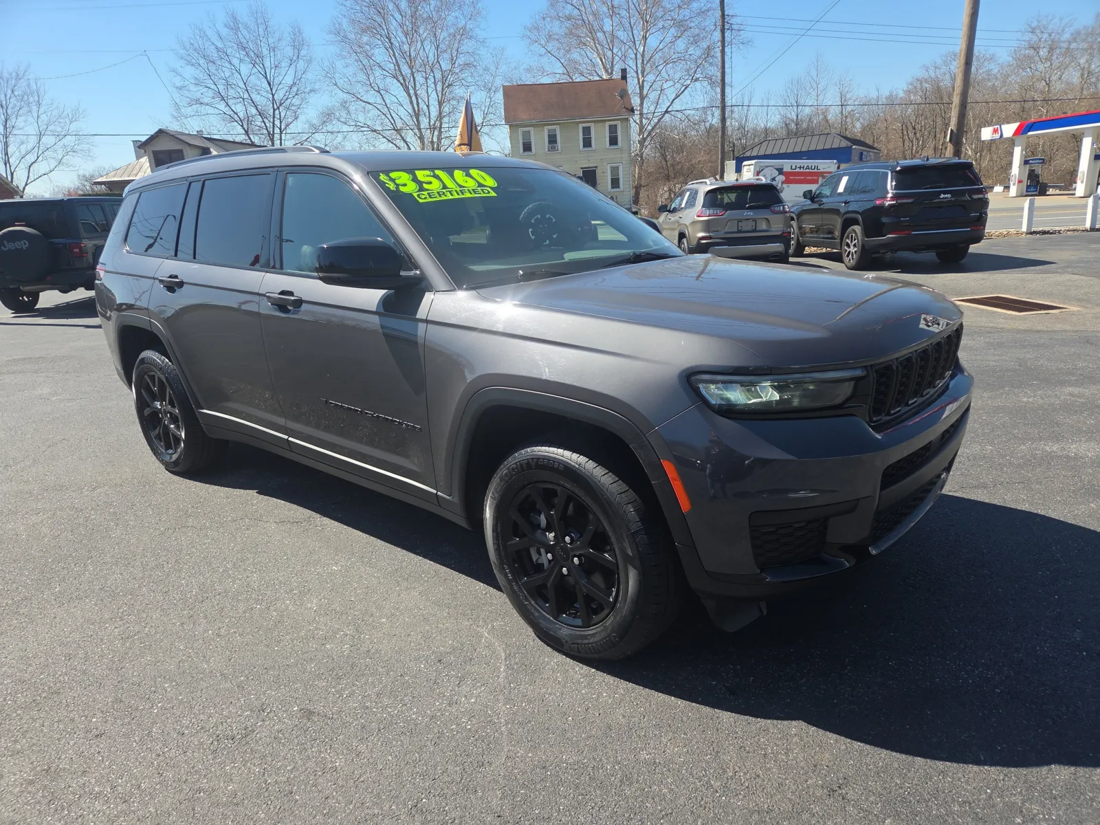 Gray 2024 Jeep Grand Cherokee L Altitude for sale in Hamburg, PA