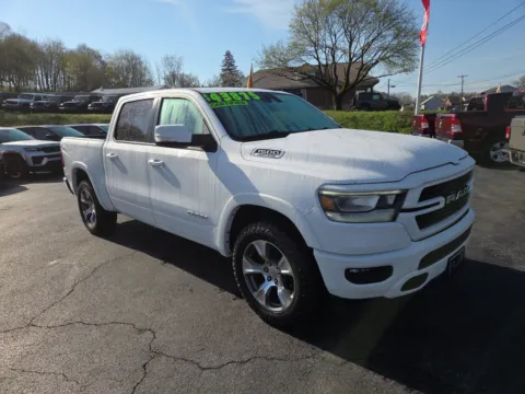 White 2022 Ram 1500 Laramie for sale in Hamburg, PA