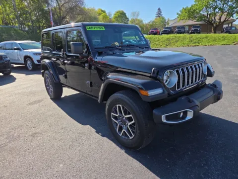 Black 2025 Jeep Wrangler Sahara for sale in Hamburg, PA
