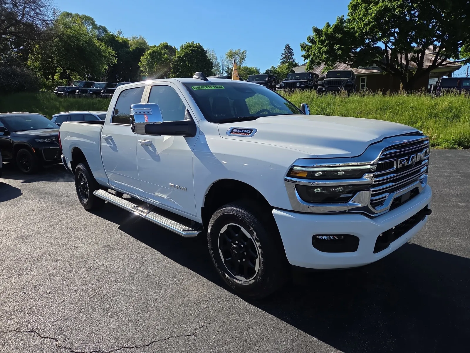 White 2025 Ram 2500 Laramie for sale in Hamburg, PA