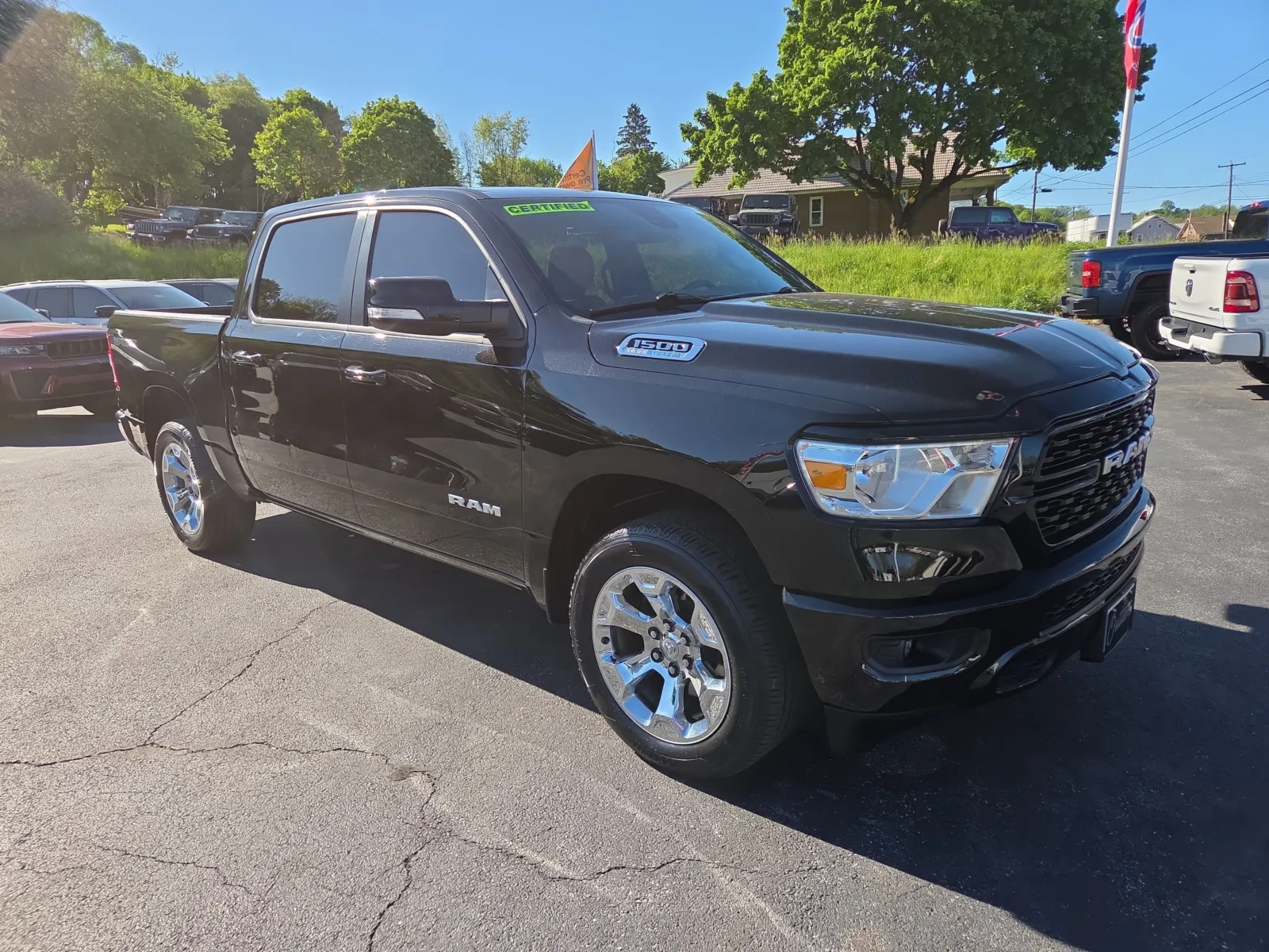 Black 2022 Ram 1500 Big Horn for sale in Hamburg, PA