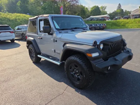 Silver 2021 Jeep Wrangler Sport for sale in Hamburg, PA