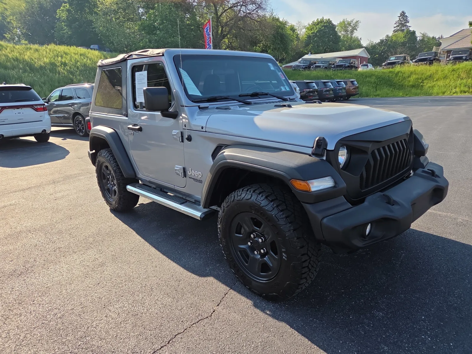 Silver 2021 Jeep Wrangler Sport for sale in Hamburg, PA