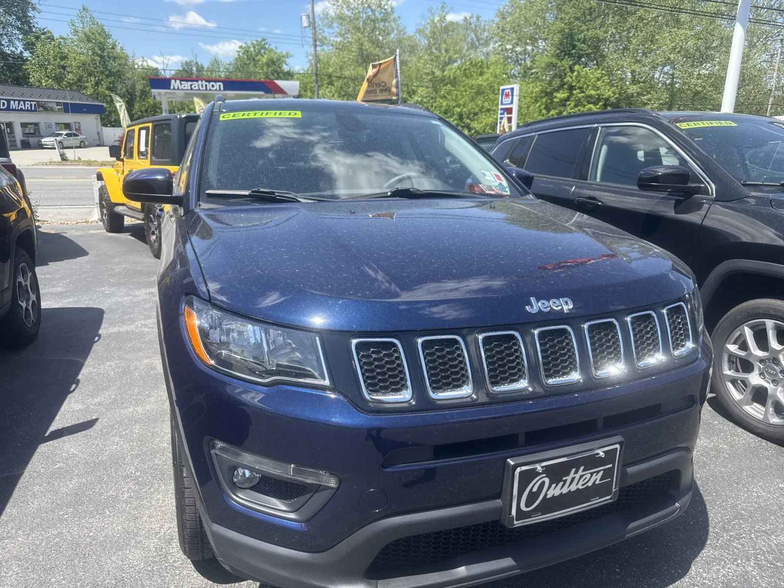 Blue 2021 Jeep Compass Latitude for sale in Hamburg, PA