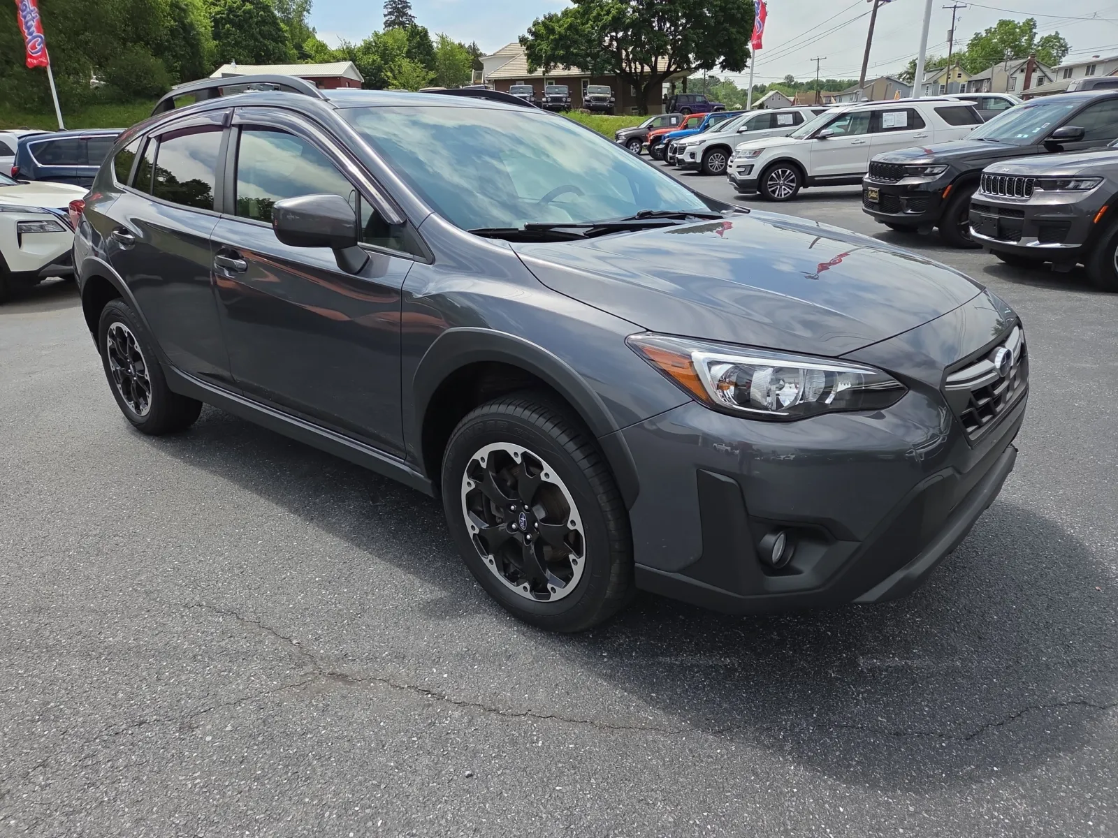 Gray 2022 Subaru Crosstrek Premium for sale in Hamburg, PA