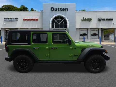 Photos of 2026 Jeep Wrangler Willys for sale in Hamburg, PA at Outten Chrysler Dodge Jeep RAM of Hamburg