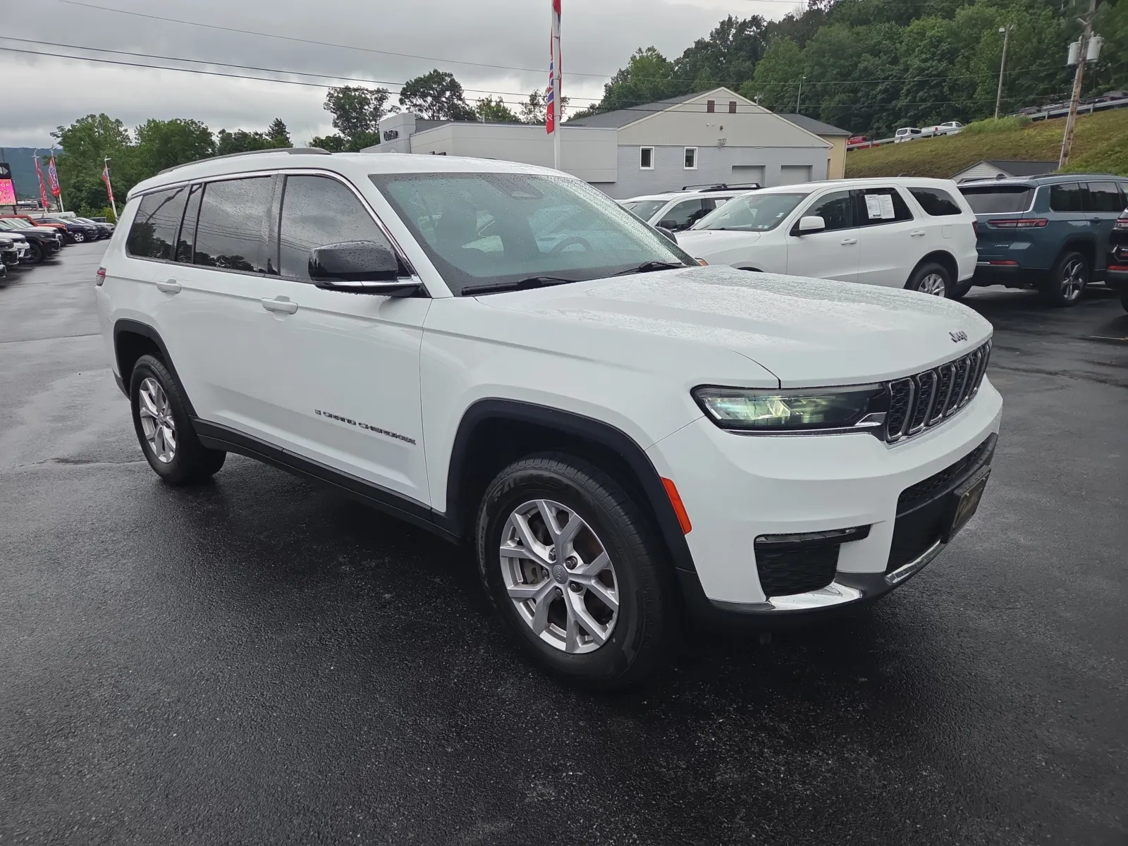 White 2021 Jeep Grand Cherokee L Limited for sale in Hamburg, PA
