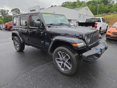 Black 2024 Jeep Wrangler 4xe Sport S for sale in Hamburg, PA