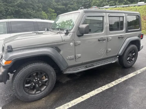 Gray 2018 Jeep Wrangler Unlimited for sale in Hamburg, PA