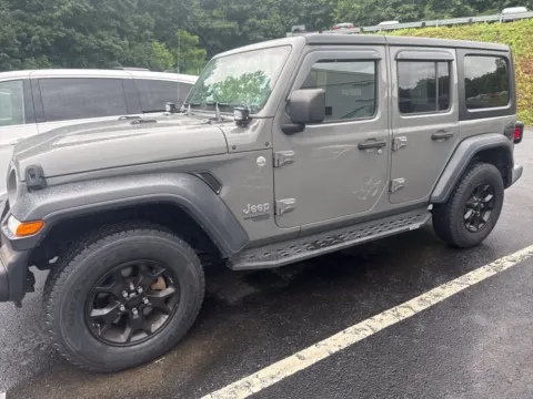 Gray 2018 Jeep Wrangler Unlimited for sale in Hamburg, PA