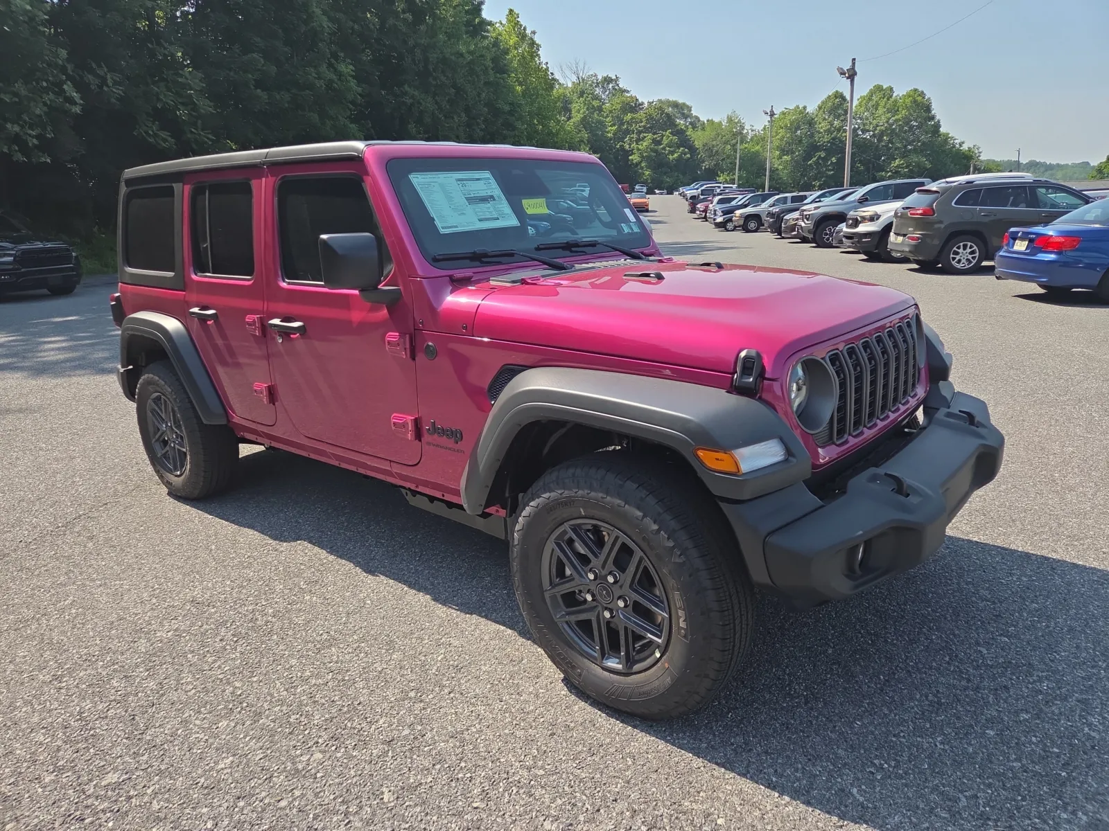 Pink 2026 Jeep Wrangler Sport S for sale in Hamburg, PA