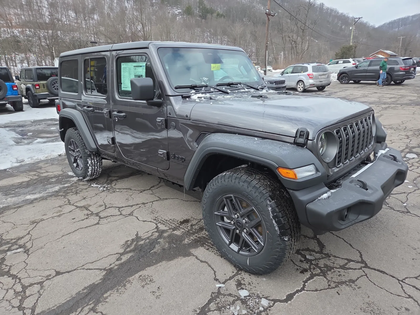 Gray 2026 Jeep Wrangler Sport S for sale in Hamburg, PA