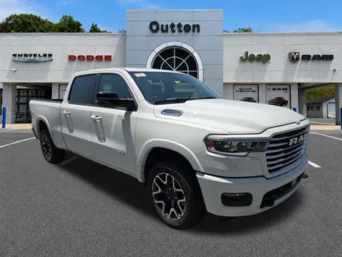 White 2026 Ram 1500 Laramie for sale in Hamburg, PA