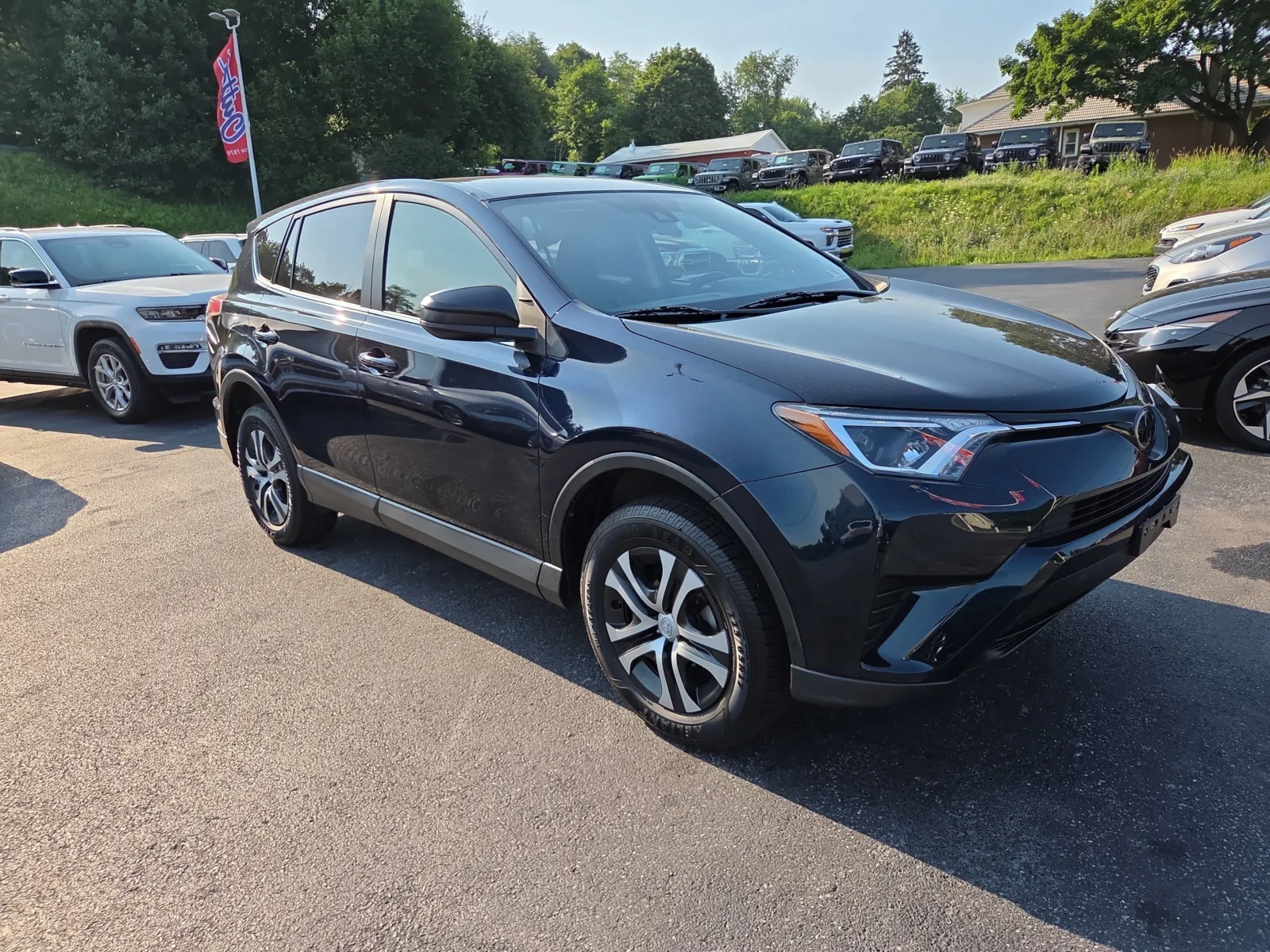 Blue 2018 Toyota RAV4 LE for sale in Hamburg, PA