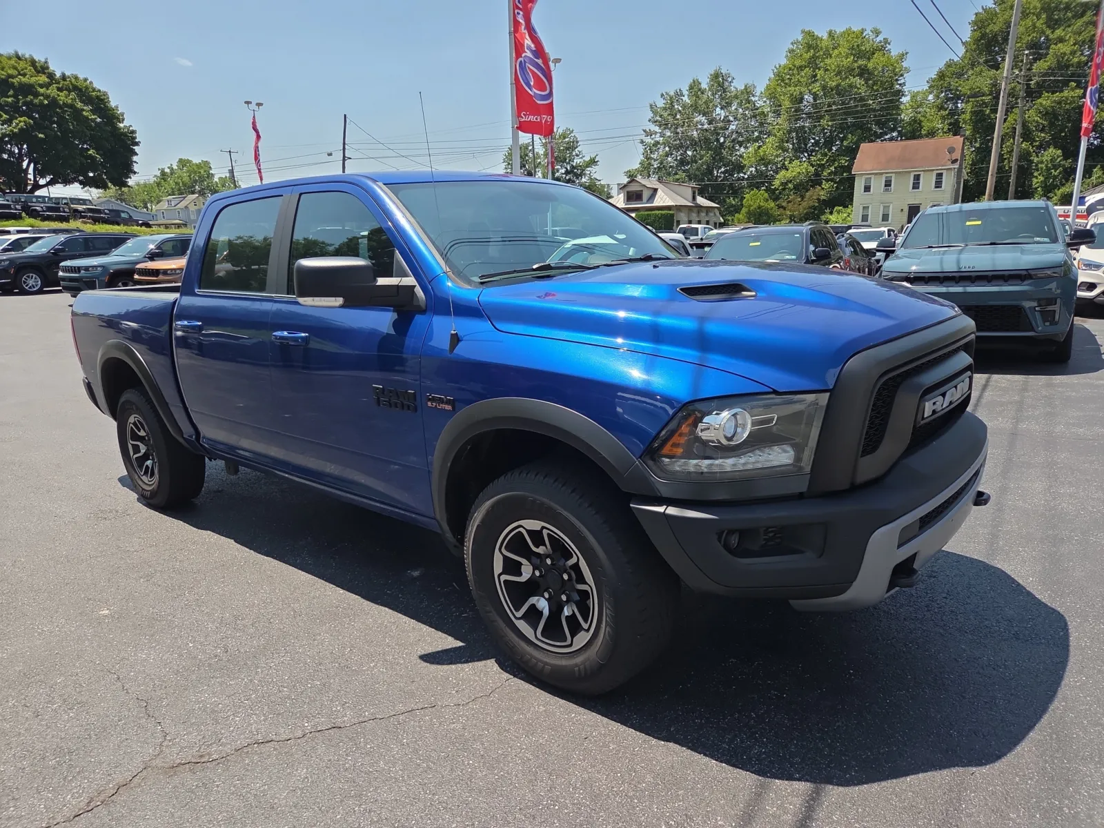 Blue 2018 Ram 1500 Rebel for sale in Hamburg, PA