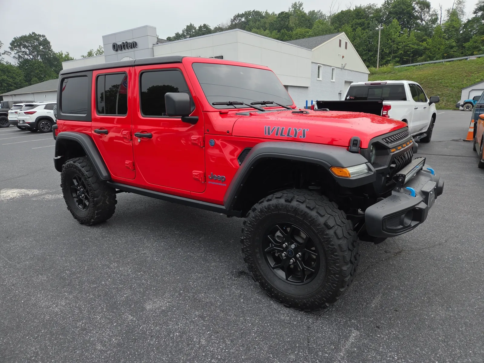 Red 2024 Jeep Wrangler 4xe Willys for sale in Hamburg, PA