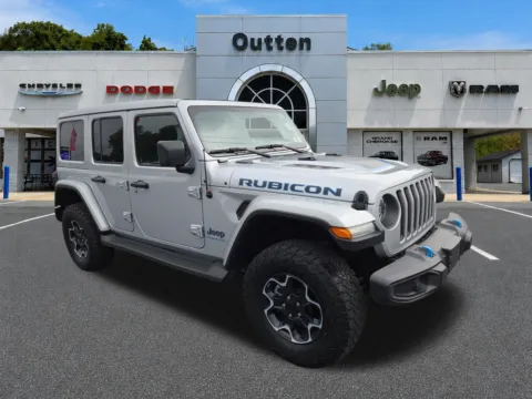 Silver 2023 Jeep Wrangler 4xe Rubicon for sale in Hamburg, PA