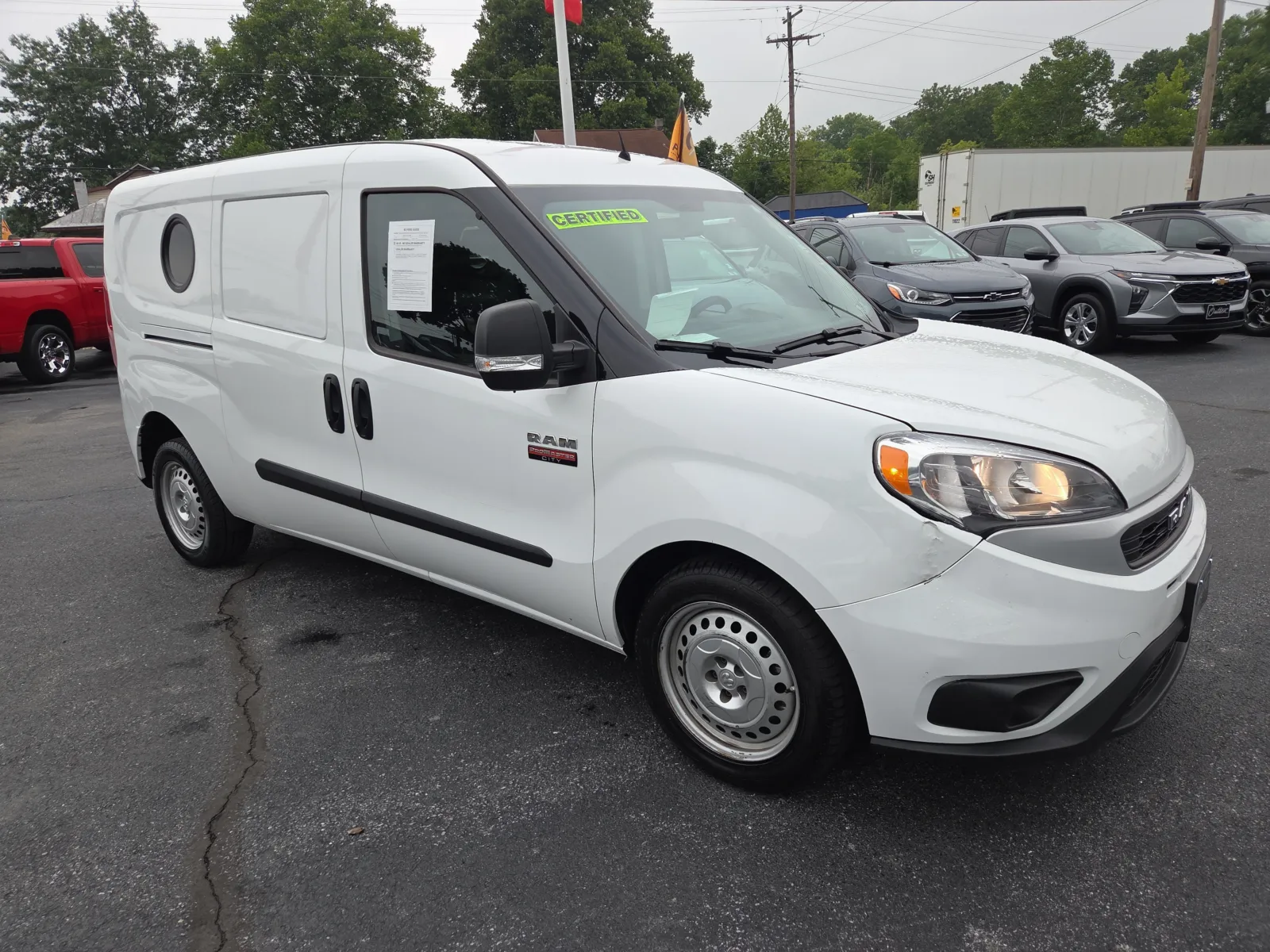 White 2022 Ram ProMaster City Cargo Van Tradesman for sale in Hamburg, PA