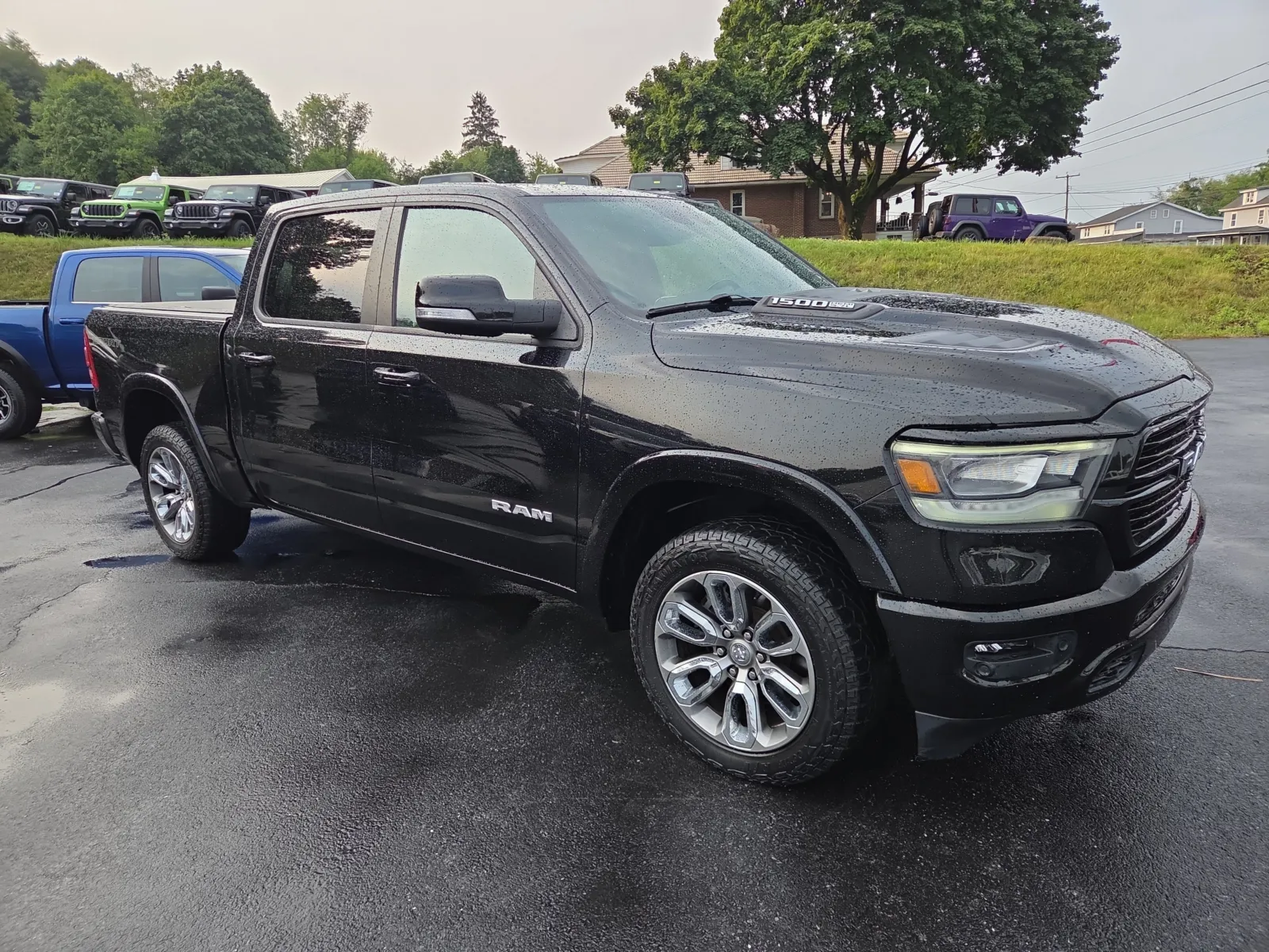 Black 2021 Ram 1500 Laramie for sale in Hamburg, PA