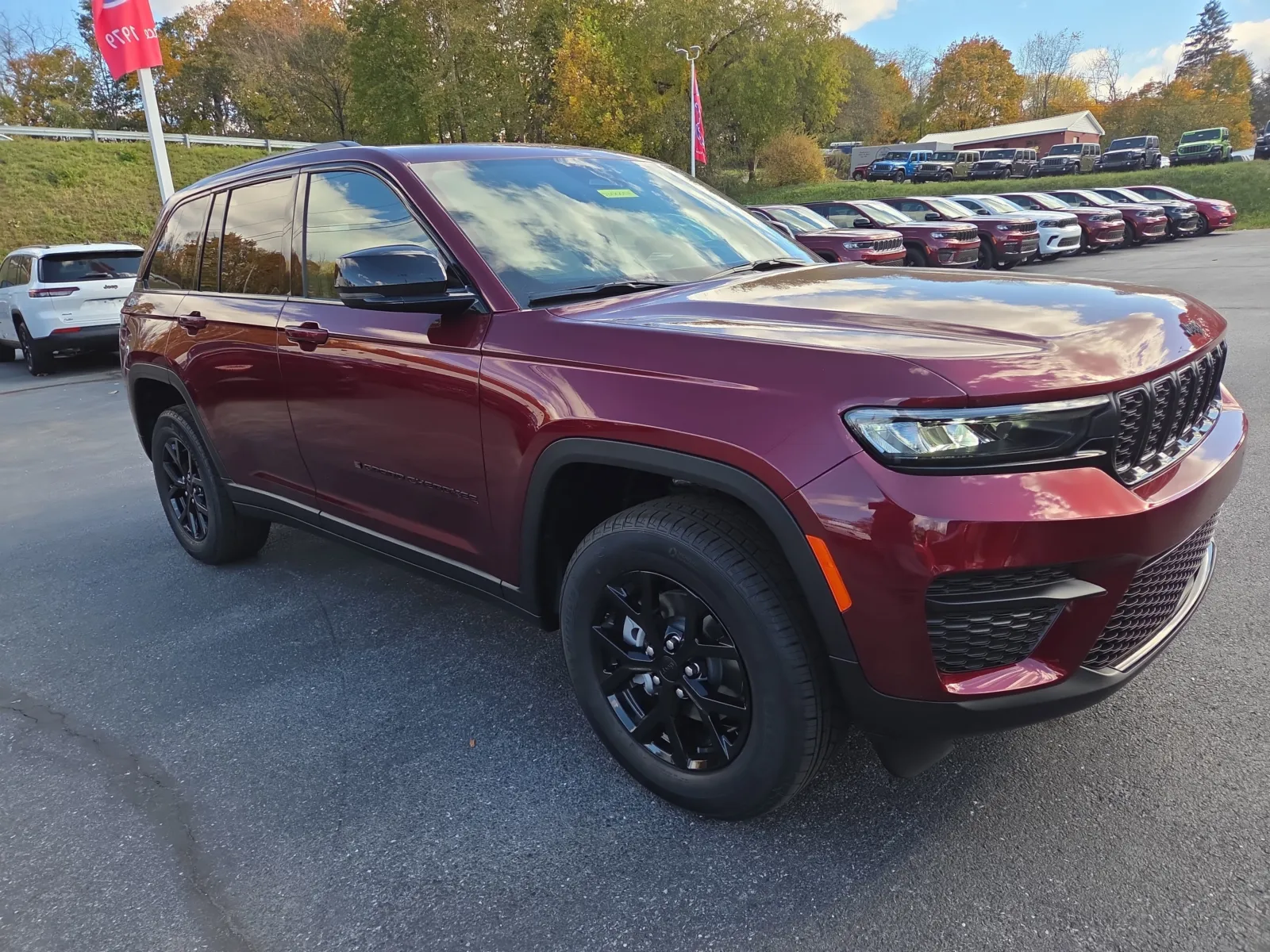 Red 2025 Jeep Grand Cherokee Altitude X for sale in Hamburg, PA