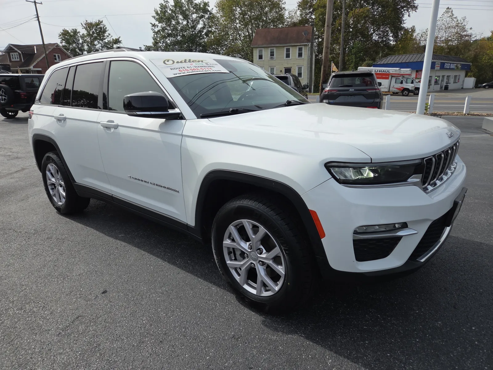 White 2022 Jeep Grand Cherokee Limited for sale in Hamburg, PA