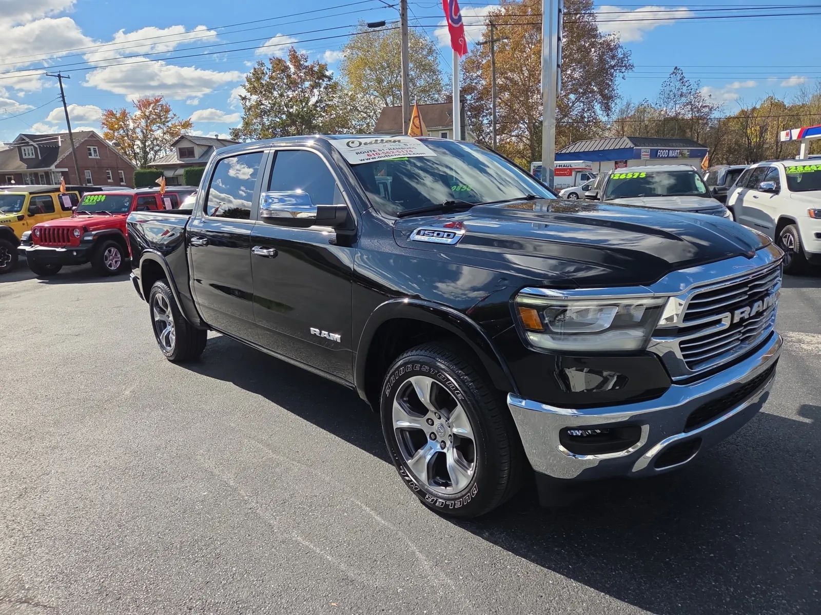 Black 2022 Ram 1500 Laramie for sale in Hamburg, PA