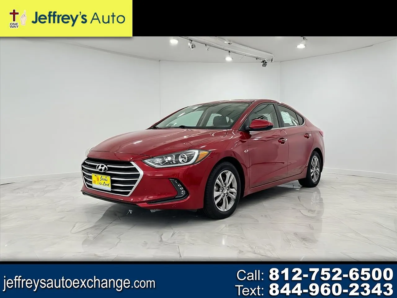 Red 2017 HYUNDAI ELANTRA SE for sale in Scottsburg, IN