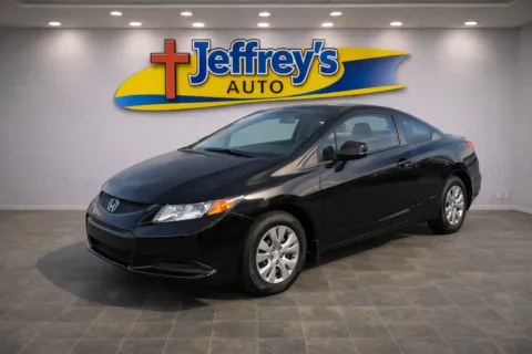 Black 2012 HONDA CIVIC LX for sale in Scottsburg, IN