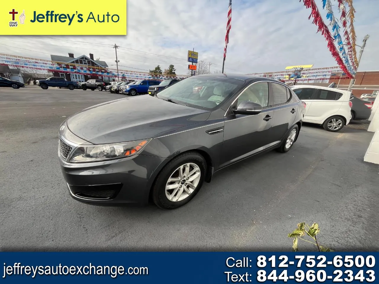 Gray 2011 KIA OPTIMA LX for sale in Scottsburg, IN