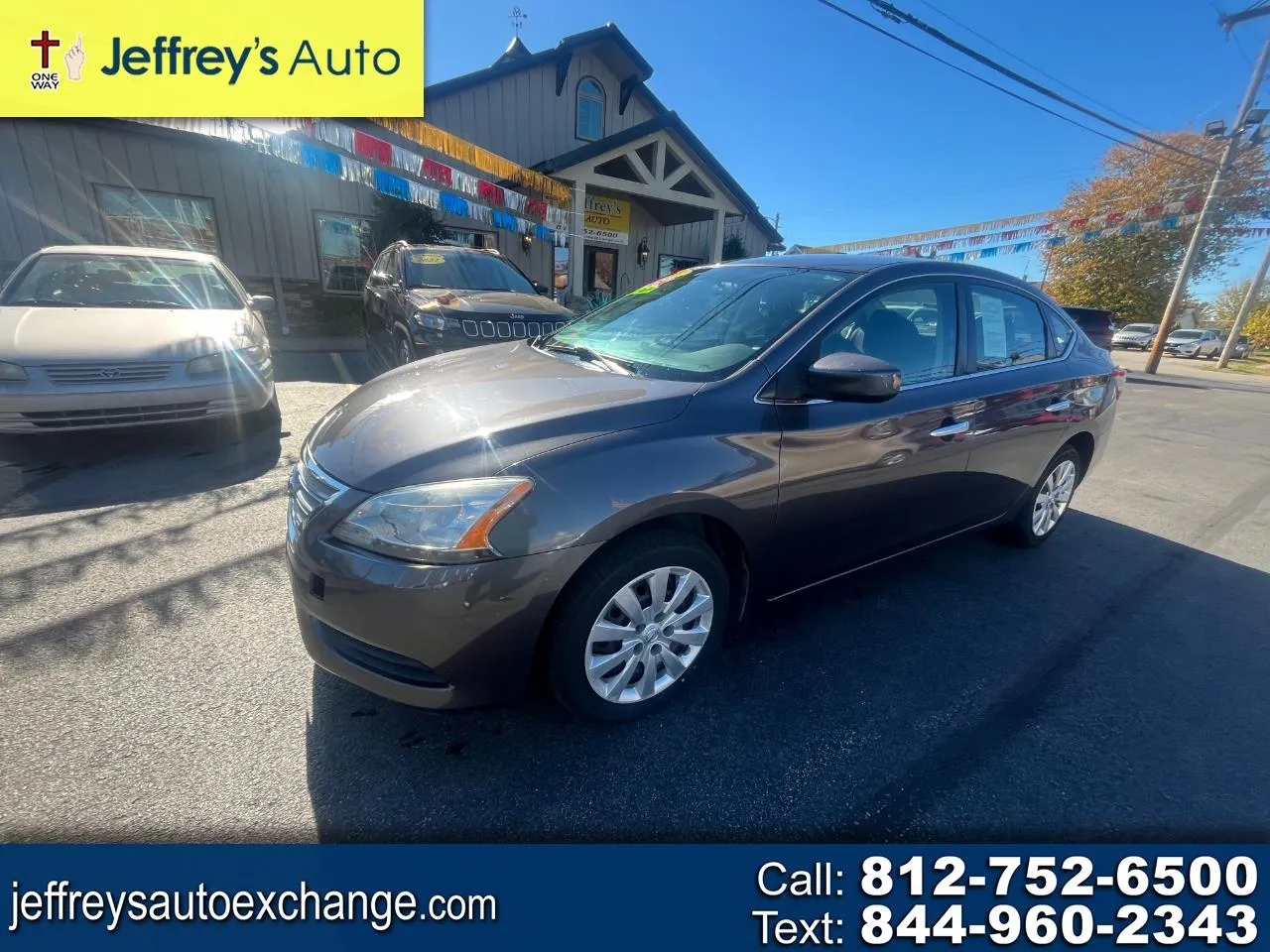 Gray 2015 NISSAN SENTRA S for sale in Scottsburg, IN