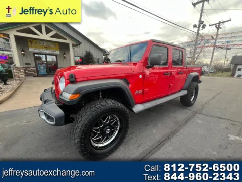 Red 2020 JEEP GLADIATOR OVERLAND for sale in Scottsburg, IN