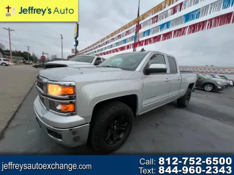 Silver 2015 CHEVROLET SILVERADO 1500 LT for sale in Scottsburg, IN
