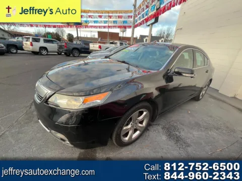Black 2013 ACURA TL SH-AWD for sale in Scottsburg, IN