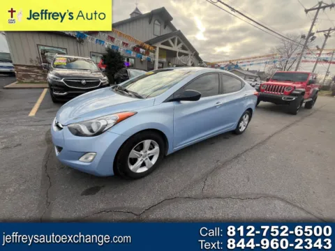 Blue 2012 HYUNDAI ELANTRA GLS for sale in Scottsburg, IN