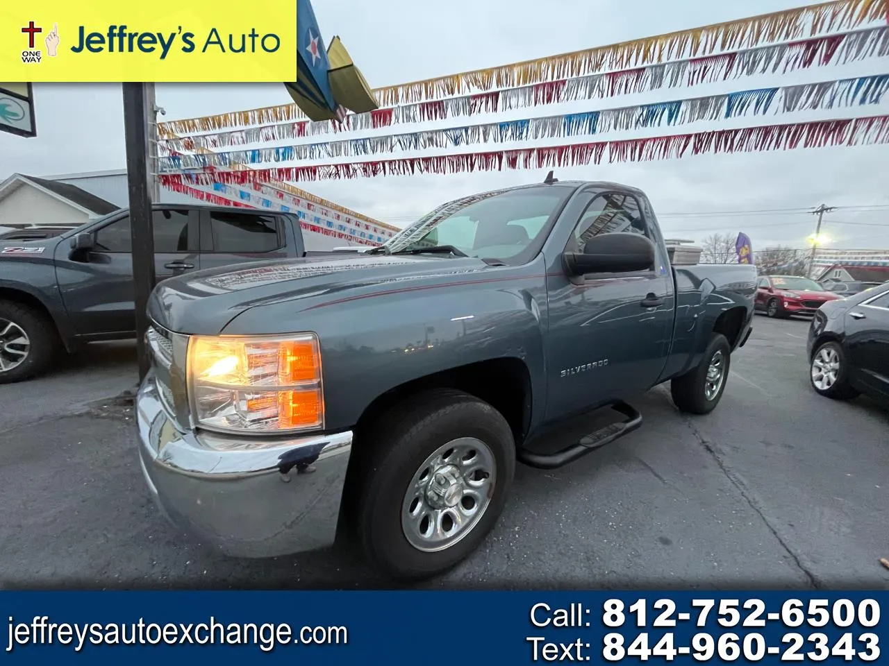 Blue 2013 CHEVROLET SILVERADO 1500 WORK TRUCK for sale in Scottsburg, IN