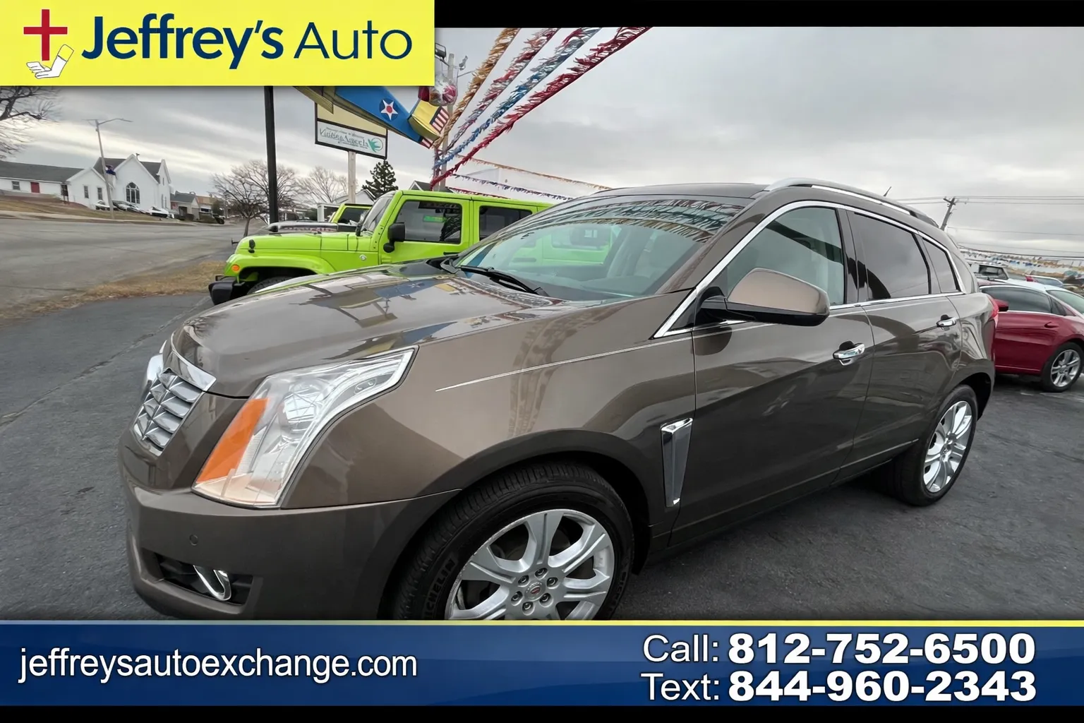 Brown 2014 CADILLAC SRX PREMIUM COLLECTION for sale in Scottsburg, IN