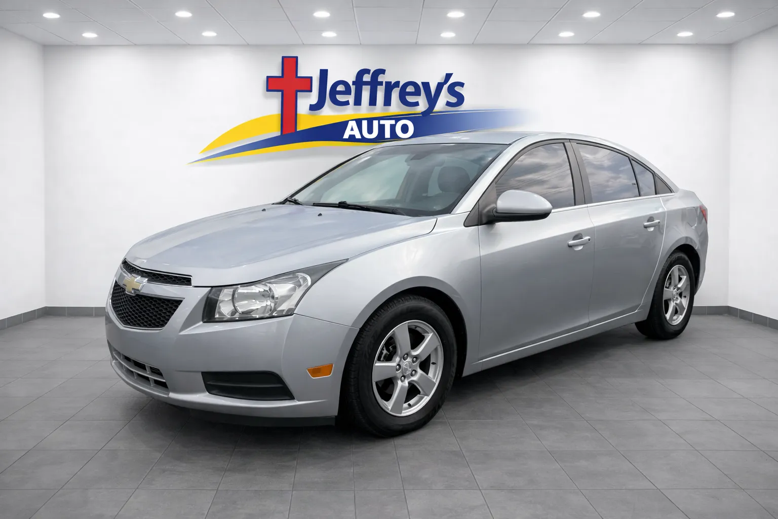 Silver 2013 CHEVROLET CRUZE 1LT AUTO for sale in Scottsburg, IN