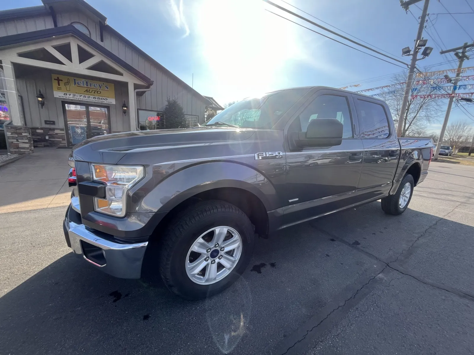 Gray 2015 FORD F-150 XL for sale in Scottsburg, IN