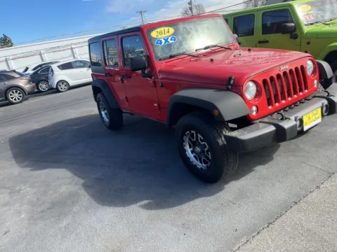 Another view of 2014 JEEP WRANGLER UNLIMI SPORT for sale in Scottsburg, IN at Jeffrey's Auto Exchange, Inc.