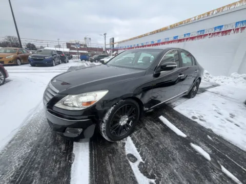 Black 2009 HYUNDAI GENESIS 4.6L V8 for sale in Scottsburg, IN