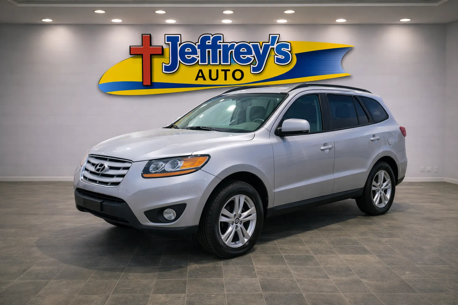 Silver 2011 HYUNDAI SANTA FE SE for sale in Scottsburg, IN
