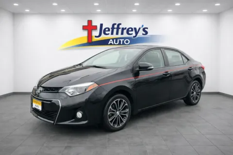 Black 2015 TOYOTA COROLLA L for sale in Scottsburg, IN